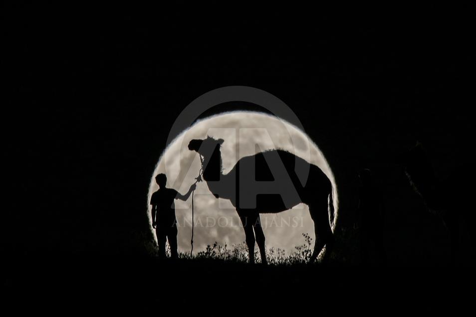 Partial Lunar Eclipse in Turkey's Van