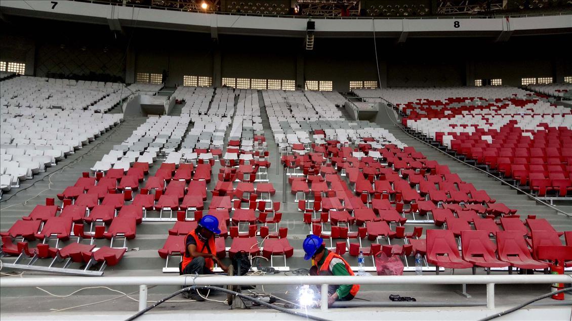 Stadion Utama Bung Karno mempercantik diri