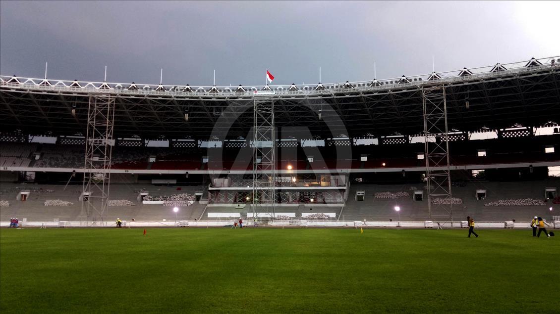 Stadion Utama Bung Karno mempercantik diri