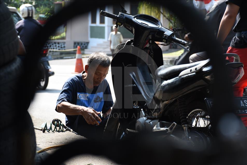 Solusi ban bocor saat di jalan