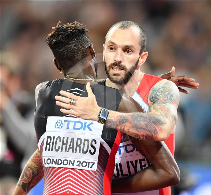 Athlétisme/Mondiaux de Londres: Le Turc Guliyev, champion du monde du 200m