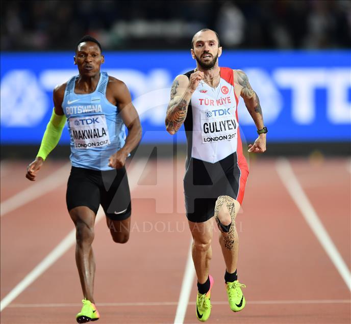 Athlétisme/Mondiaux de Londres: Le Turc Guliyev, champion du monde du 200m