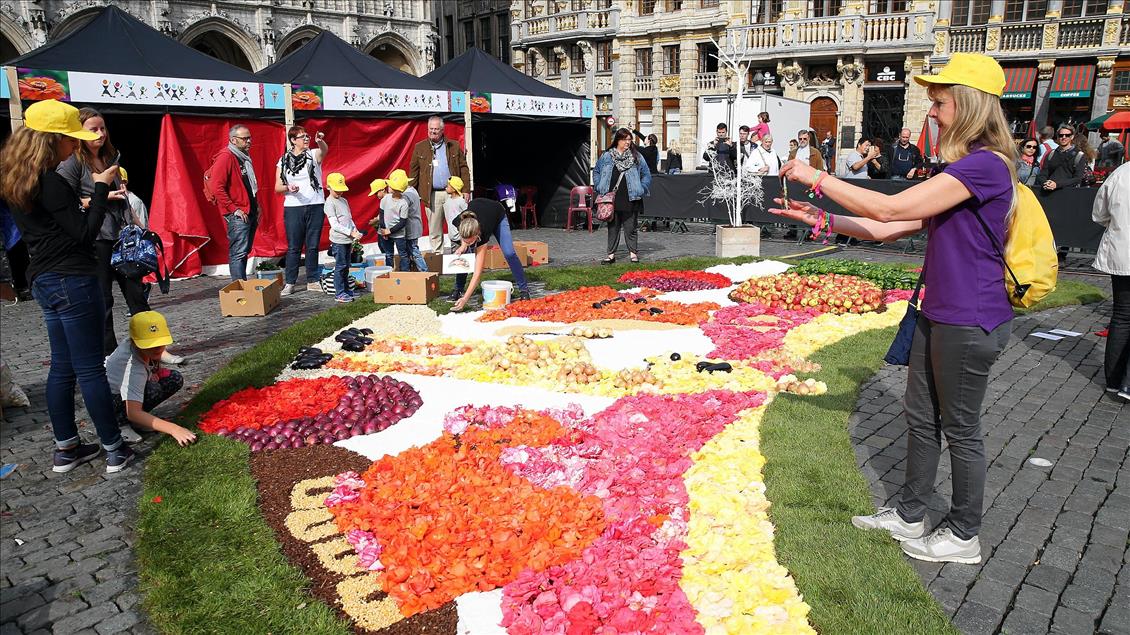 Brüksel'de çiçek zamanı festivali