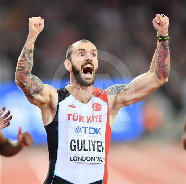 Athlétisme/Mondiaux de Londres: Le Turc Guliyev, champion du monde du 200m