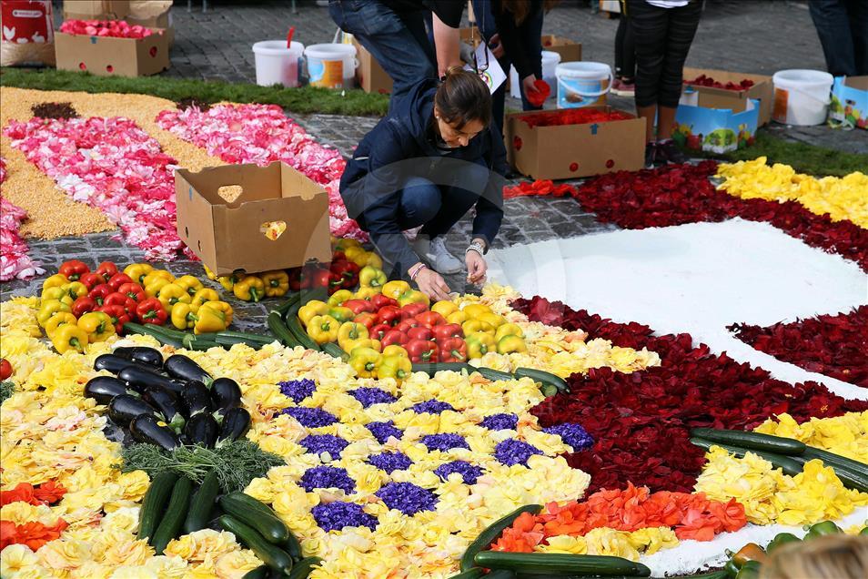Brüksel'de çiçek zamanı festivali