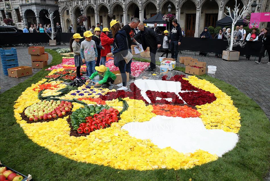 Brüksel'de çiçek zamanı festivali