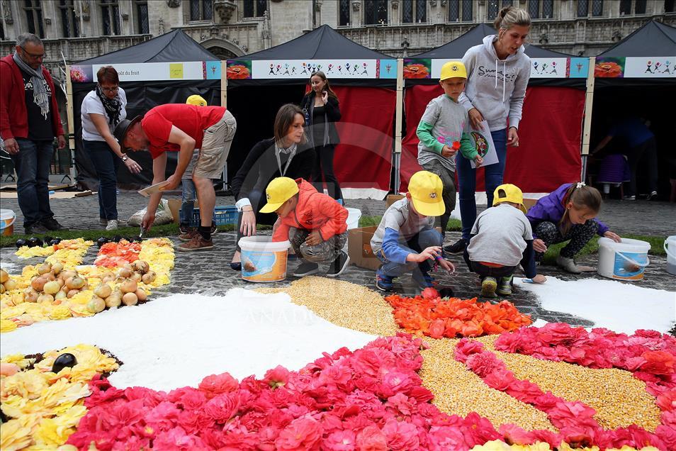 Brüksel'de çiçek zamanı festivali