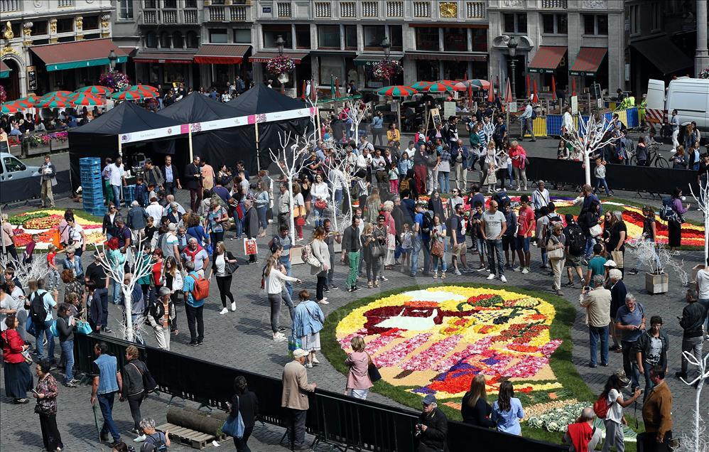 Brüksel'de çiçek zamanı festivali