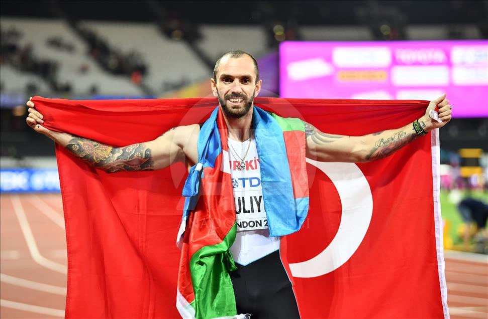 Athlétisme/Mondiaux de Londres: Le Turc Guliyev, champion du monde du 200m