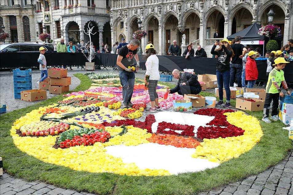 Brüksel'de çiçek zamanı festivali