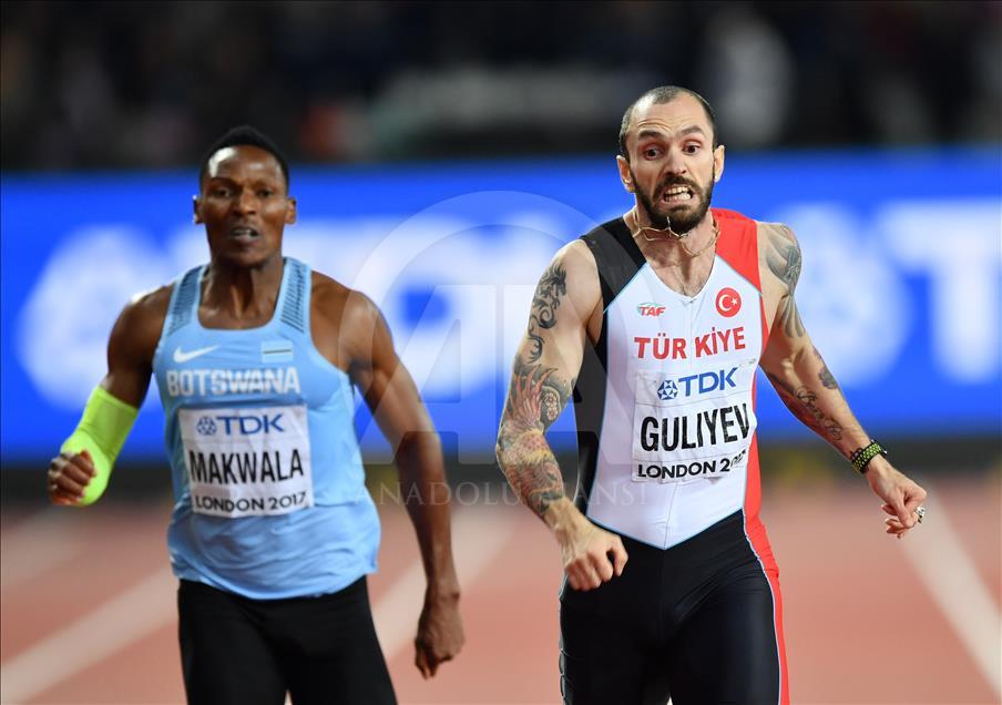 Athlétisme/Mondiaux de Londres: Le Turc Guliyev, champion du monde du 200m