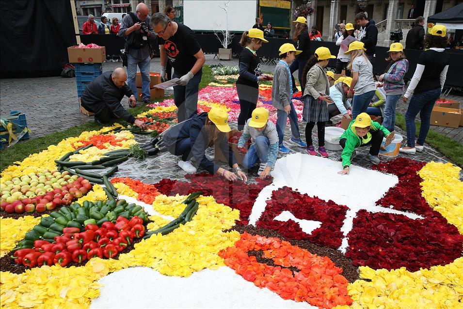 Brüksel'de çiçek zamanı festivali