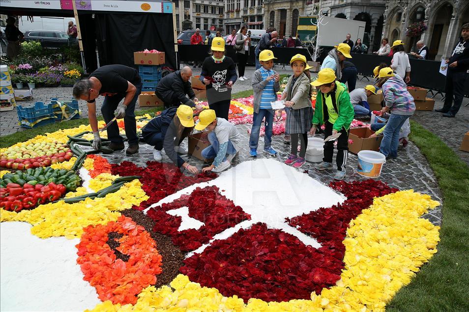 Brüksel'de çiçek zamanı festivali