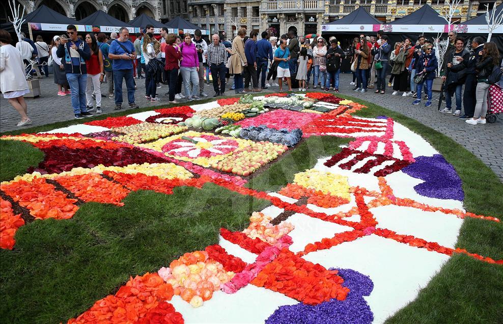 Brüksel'de çiçek zamanı festivali