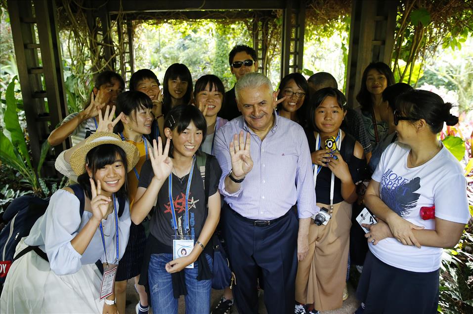 Turkish Prime Minister Binali Yildirim in Singapore