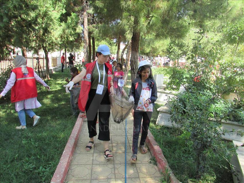 "Damla Projesi" gönüllüleri Gaziantep'te 