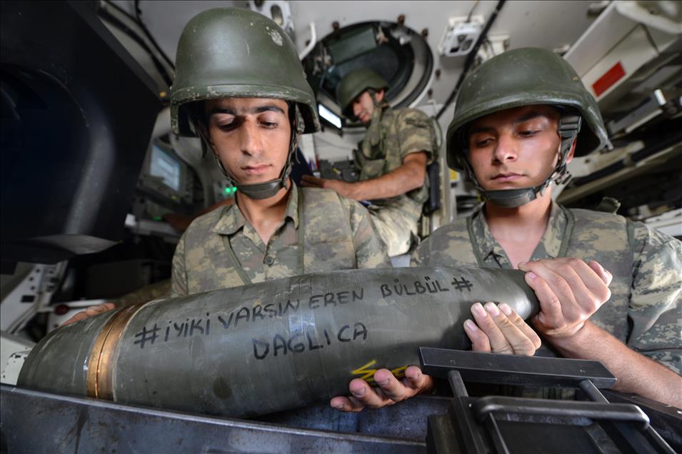 Mehmetçik'ten teröristlere "Eren Bülbül" yazılı mermi
