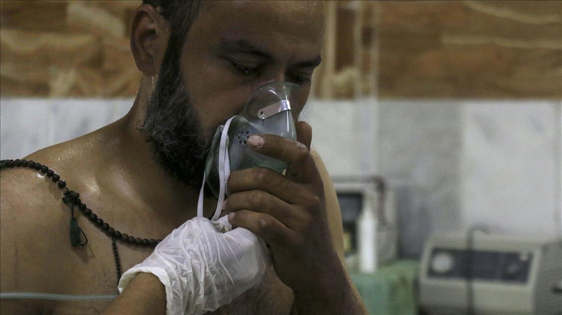 Assad Regime's alleged poisonous gas attack in Damascus