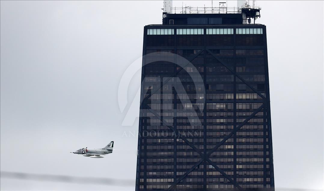 Chicago Hava ve Su Fuarı'nın provası nefes kesti
