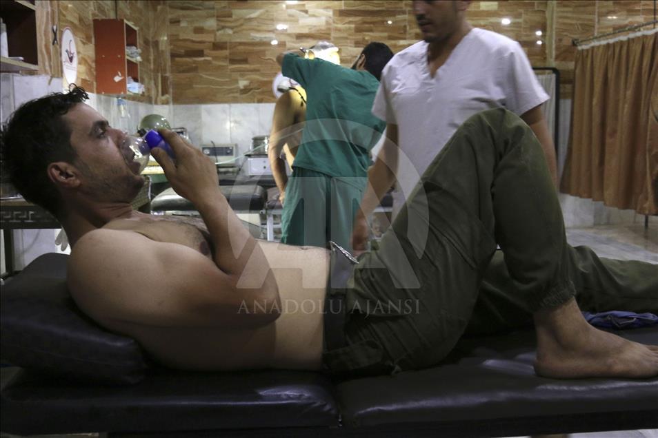 Assad Regime's alleged poisonous gas attack in Damascus