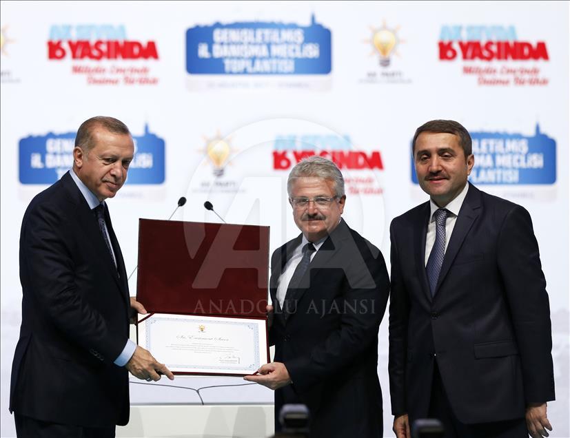 Cumhurbaşkanı ve AK Parti Genel Başkanı Erdoğan  