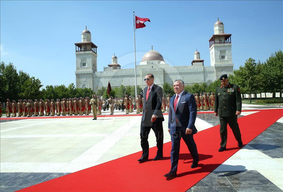 Cumhurbaşkanı Erdoğan Ürdün'de
