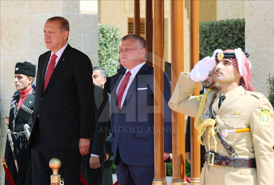 Cumhurbaşkanı Erdoğan Ürdün'de