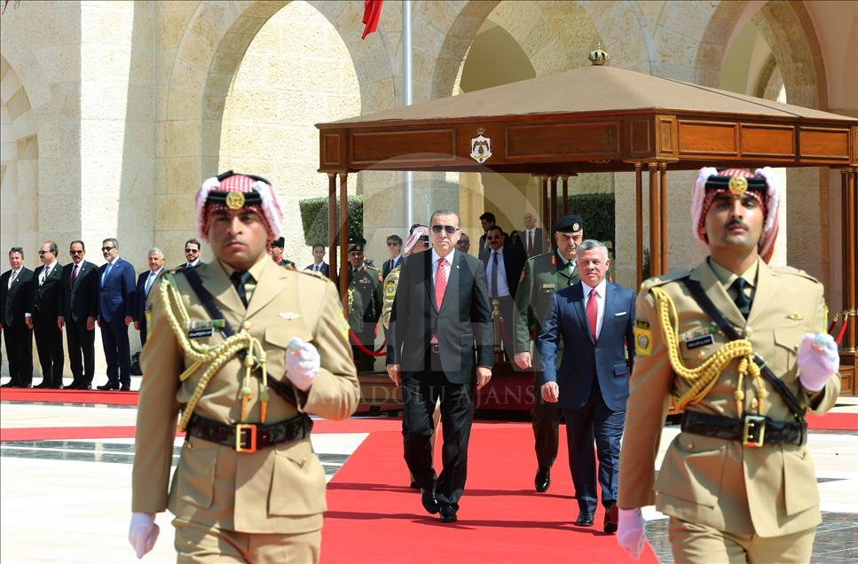 В Аммане прошла церемония встречи президента Турции
