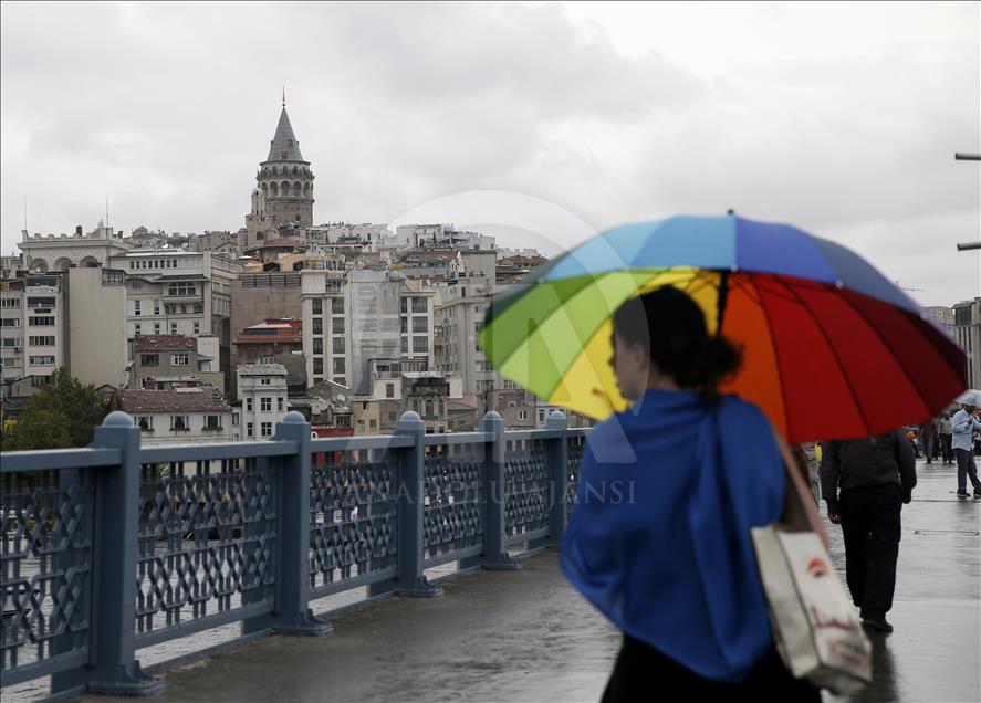 İstanbul'da yağmur