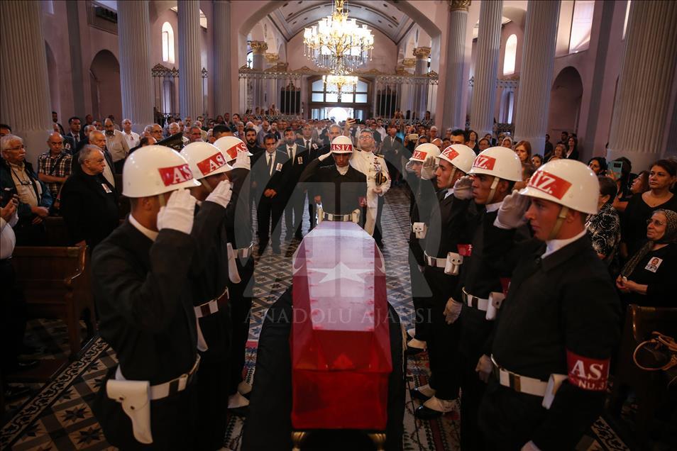Funeral ceremony for Armenian Cyprus War Veteran