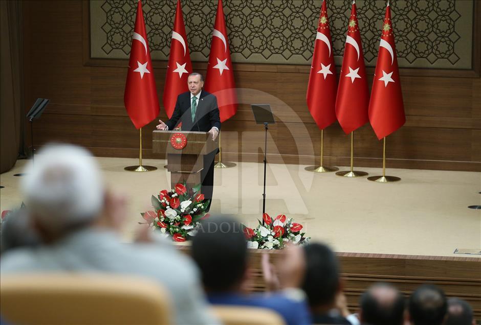 سخنرانی اردوغان در سی و نهمین نشست مختاران در آنکارا