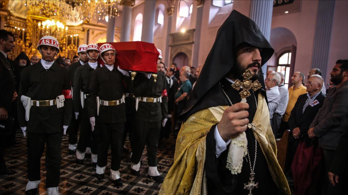 Funeral ceremony for Armenian Cyprus War Veteran