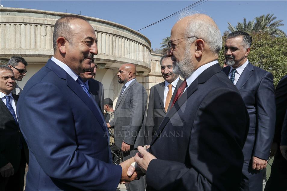 وزیر امور خارجه ترکیه وارد بغداد شد