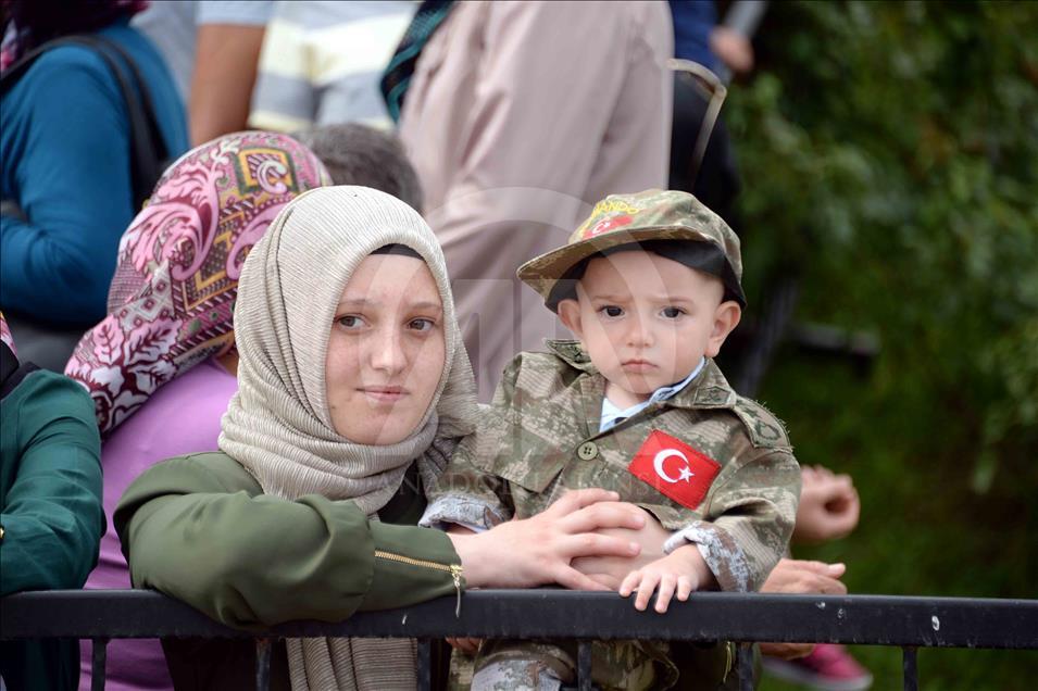 Acemi erler yemin etti