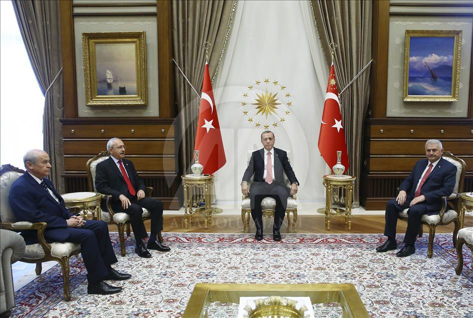 Cumhurbaşkanı Erdoğan'ın görevdeki "üçüncü" yılı