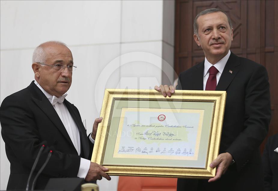 Cumhurbaşkanı Erdoğan'ın görevdeki "üçüncü" yılı
