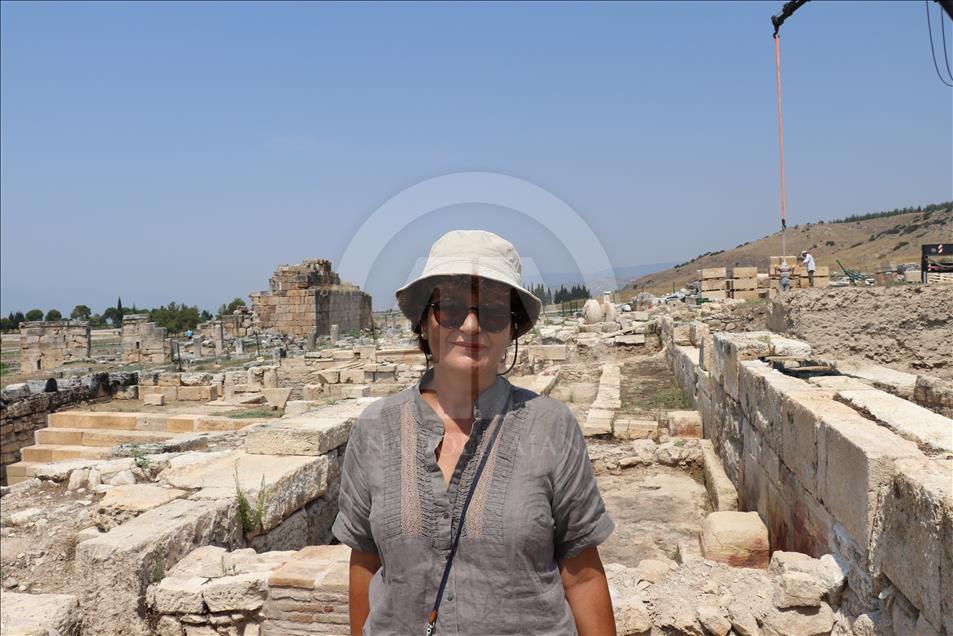 Turquie: Dans la cité de Hiérapolis, le temple d'Apollon retrouvera bientôt sa splendeur