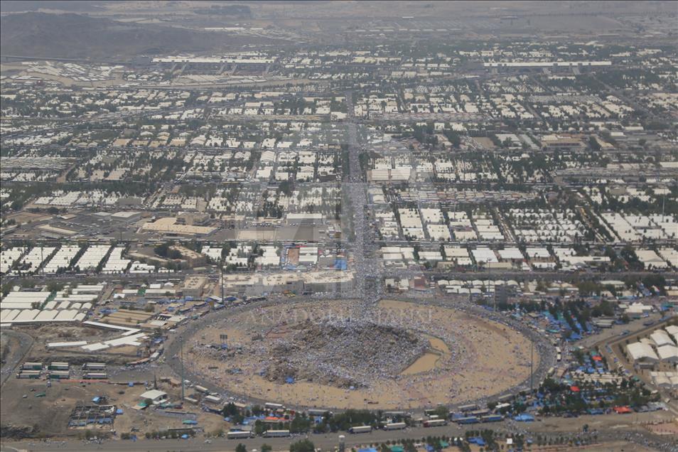 Pilgrims on Mt. Arafat  