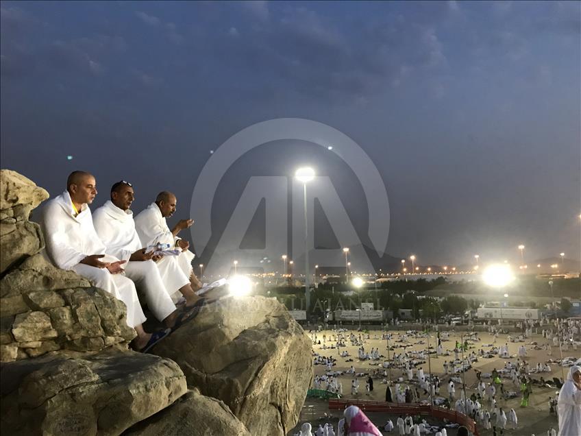 Pilgrims on Mt. Arafat  