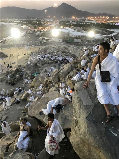 Pilgrims on Mt. Arafat  