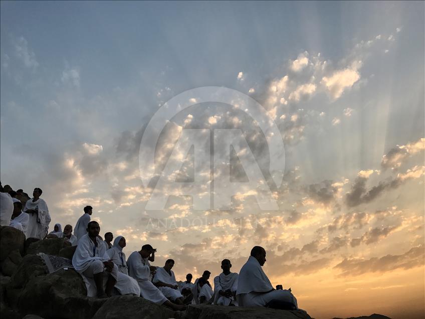 Pilgrims on Mt. Arafat    