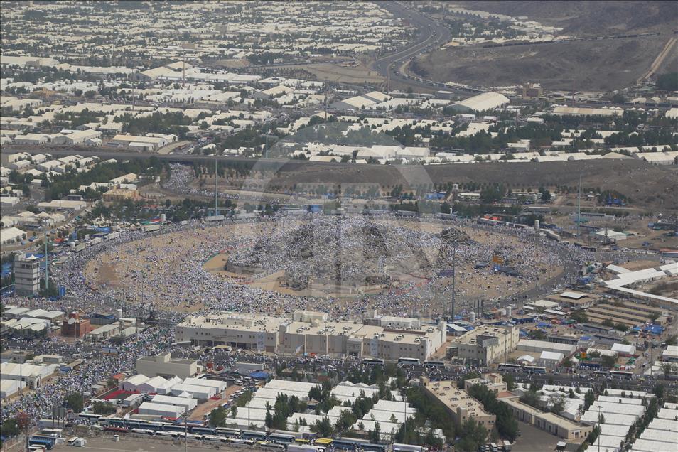 Pilgrims on Mt. Arafat  