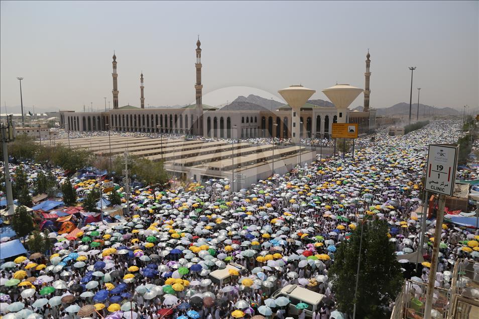 Pilgrims on Mt. Arafat  