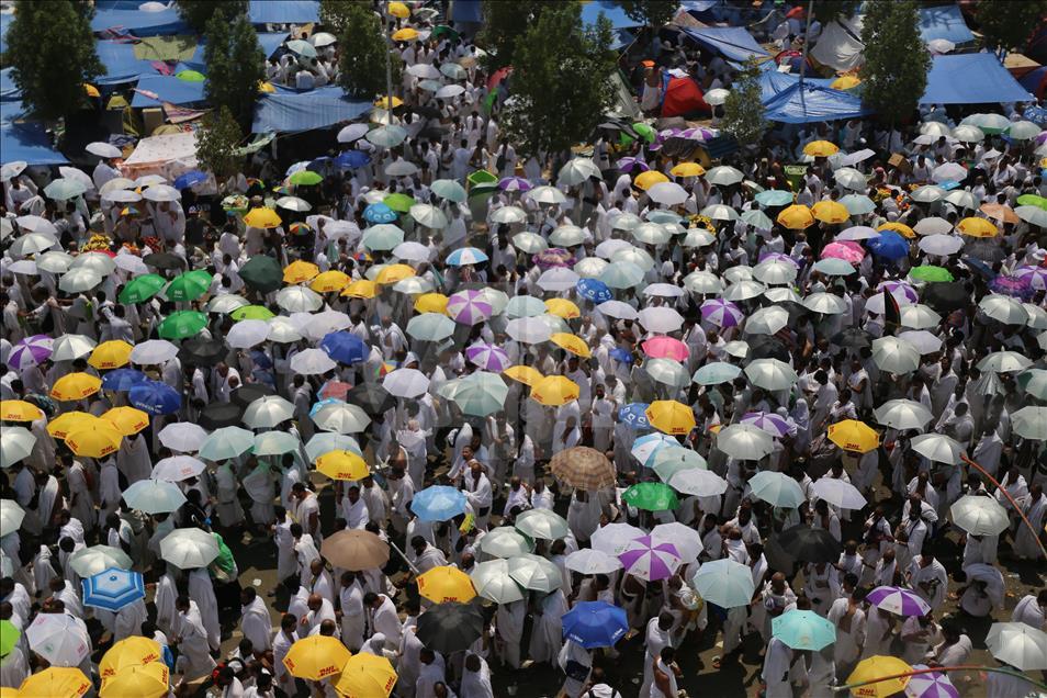 Pilgrims on Mt. Arafat  