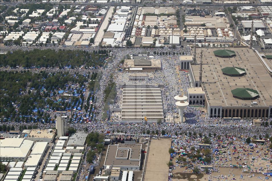 Pilgrims on Mt. Arafat  