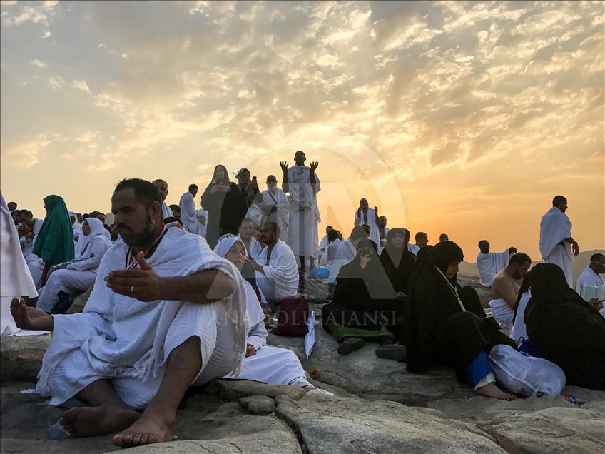 Pilgrims on Mt. Arafat  