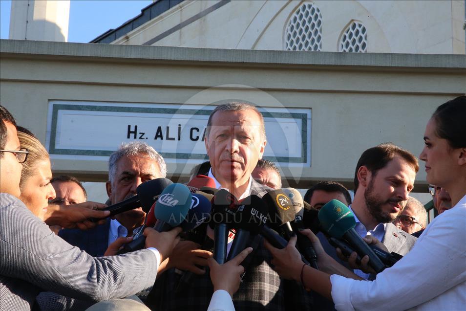 Cumhurbaşkanı Erdoğan İstanbul'da
