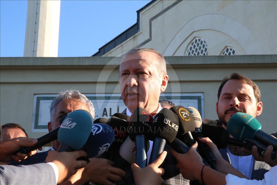 Cumhurbaşkanı Erdoğan İstanbul'da