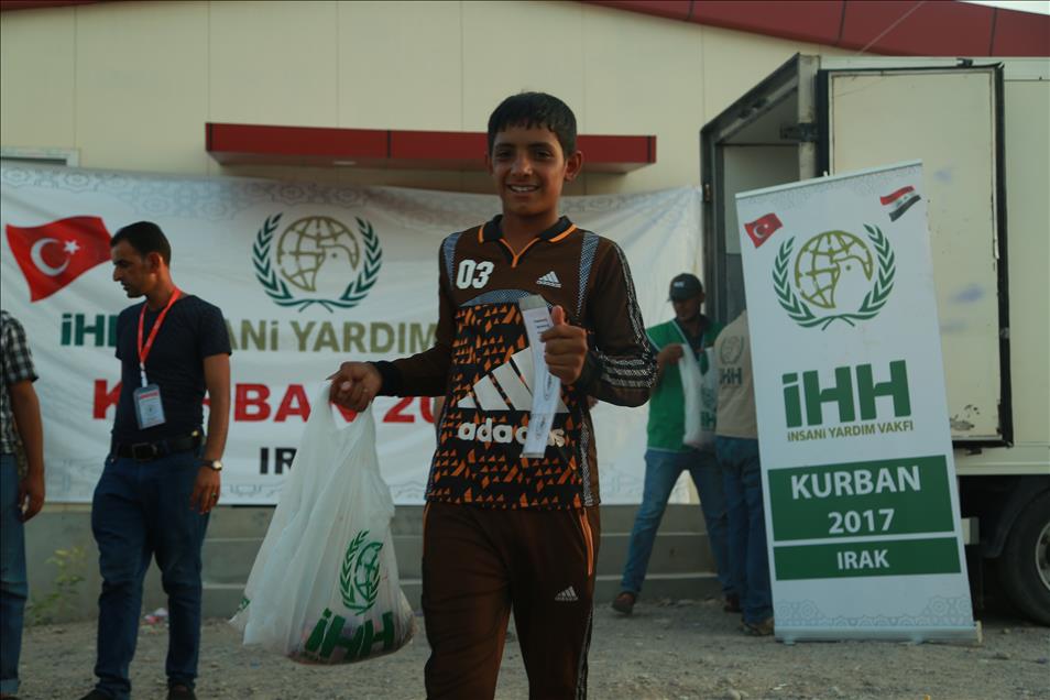 İHH'dan Irak'taki sığınmacı ve muhtaçlara kurban yardımı
