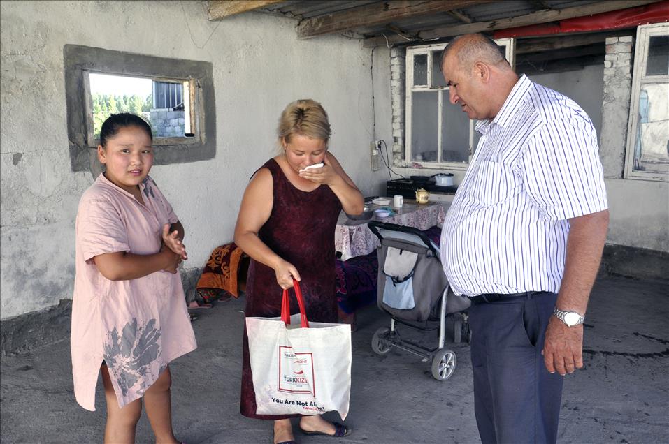 Türk Kızılayı'nın Kırgızistan'da kurban organizasyonu